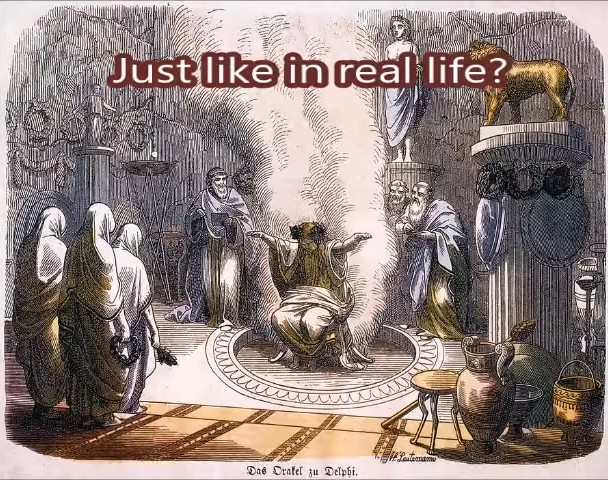 Just like in real life?