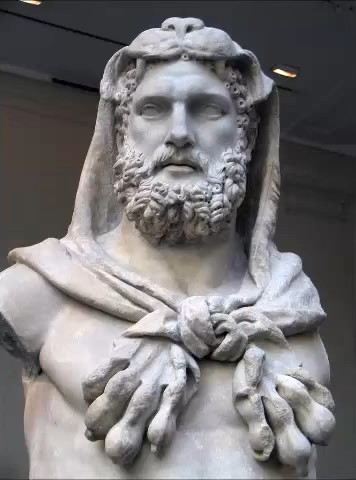 The most famous berserk (lion-serk?) of all time: Herakles.