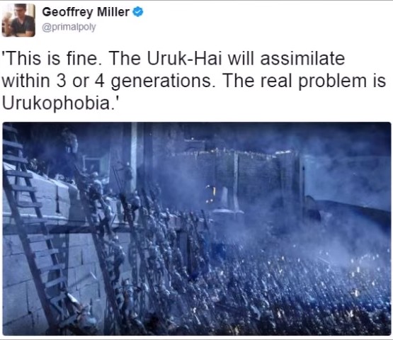 This is fine. The Uruk-Hai will assimilate within 3 or 4 generations. The real problem is Urukophobia.