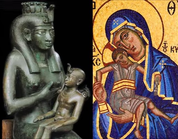 At best, the Christians took the symbols and customs of the population they tried to genocide and pretended they were Christian.