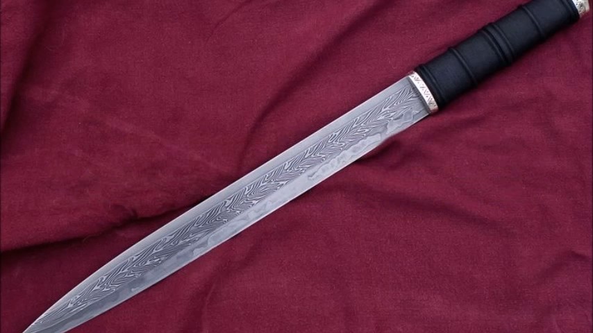 We mastered pattern-welding 1000 years before the Japanese.