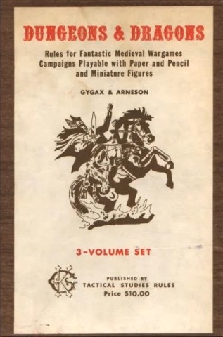 The first incarnation of D&D looked something like this.